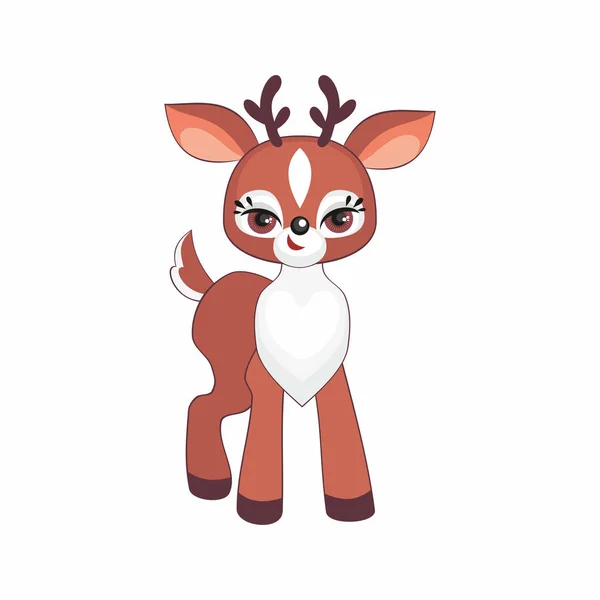 Küçük geyik — Stok Vektör