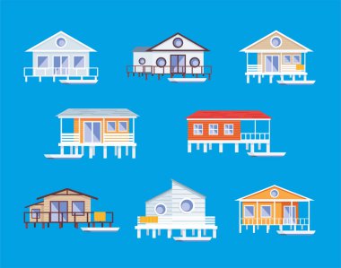 Bungalov stilts sette