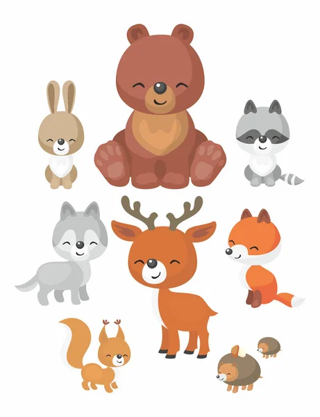 Bos dieren set — Stockvector