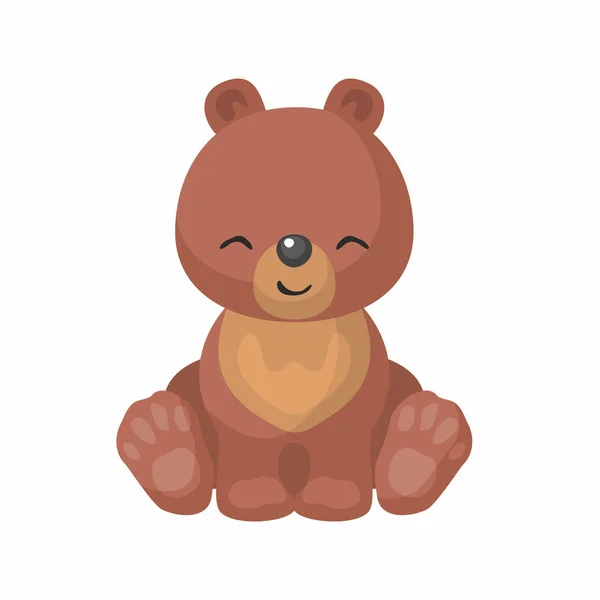 Söta björnen cub — Stock vektor