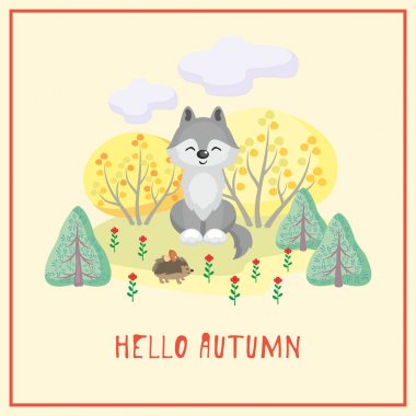 Kurt ve sonbaharda ağaçlar