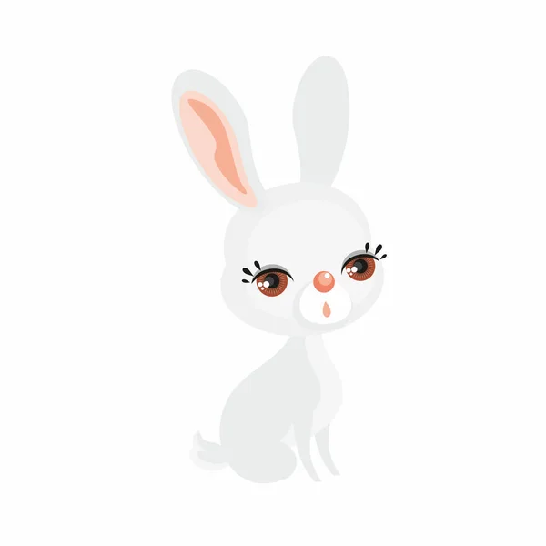 Carino piccolo coniglio — Vettoriale Stock