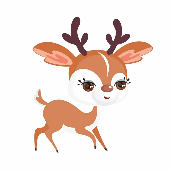 Ładny mały jelenia — Wektor stockowy