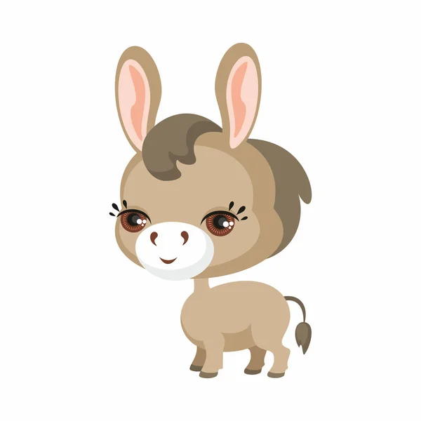 Το χαριτωμένο burro — Διανυσματικό Αρχείο