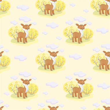 sevimli açık kahverengi deseni