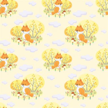 Şirin fox desen