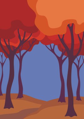 sonbahar akşam arka plan