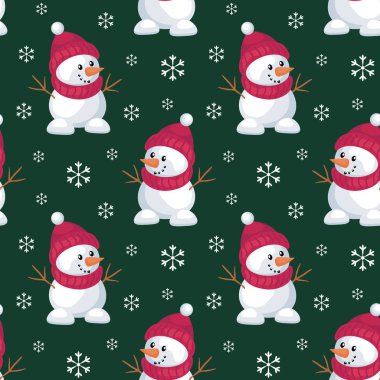 sevimli kardan adam desen