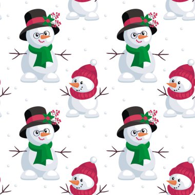 küçük ve büyük kardan adam