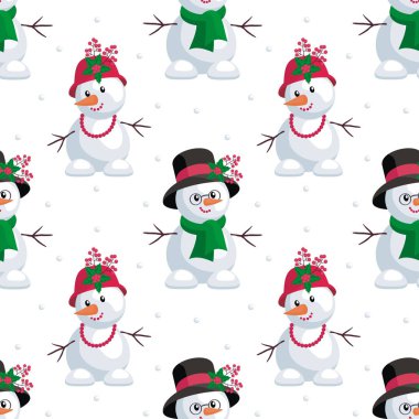 Güzel şapka, kardan adam