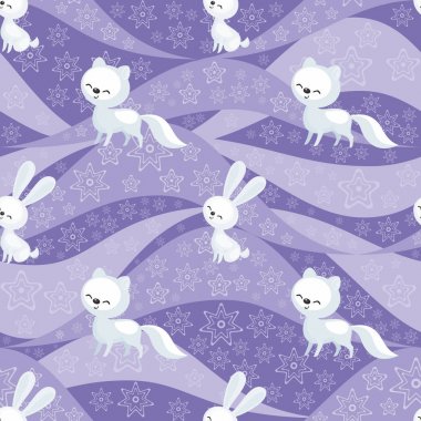 Kutup hayvanları desen