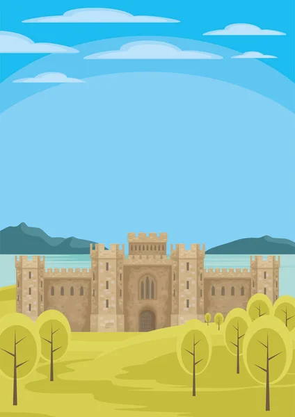 Denizin kenarında kale