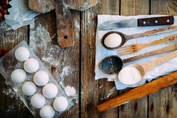 Homemade bakery making, gingerbread cookies close-up.  xmas swee — Stock Photo, Image