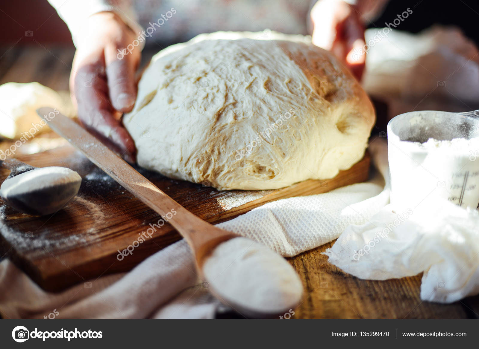 como hacer masa para pan amasado