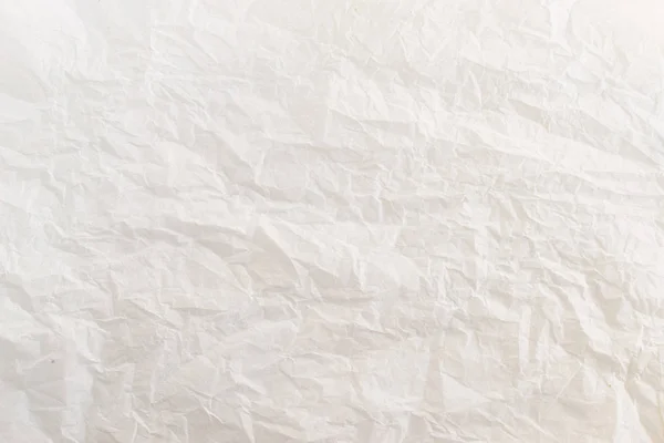 Текстура бумаги. Белый лист бумаги. Белый складчатый бумажный фон — стоковое фото