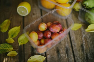 Sonbahar meyve arka plan. Sonbahar Şükran mevsimlik meyve. NAT