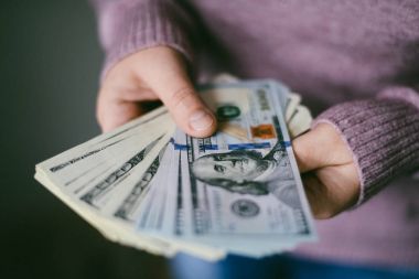 Amerikan Doları Not elinde banka