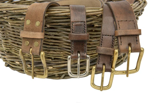 El yapımı Deri kemerler