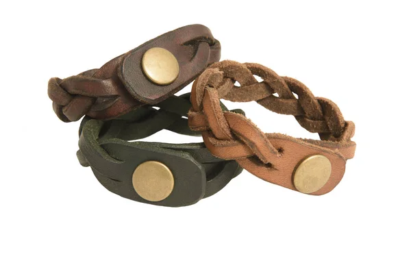 El yapımı deri Bileklikler