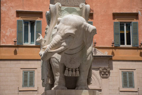 Obelisco Della Minerva Rom Italien — Stockfoto