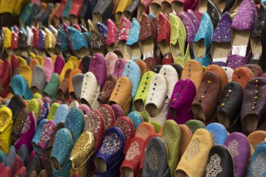 Ayakkabı, Marrakesh Souk, Fas 
