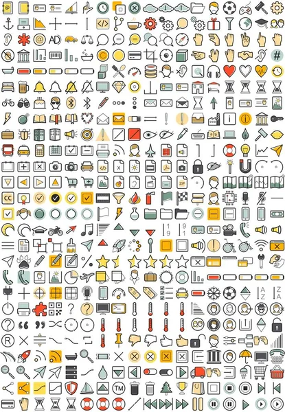 486 Web Application Icons Vector Graphics