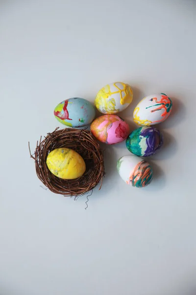 Hermosos huevos de Pascua —  Fotos de Stock
