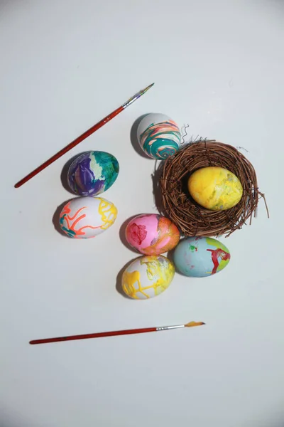 Beautiful Easter eggs — Stock Photo, Image