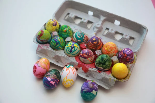 Beautiful Easter eggs — Stock Photo, Image