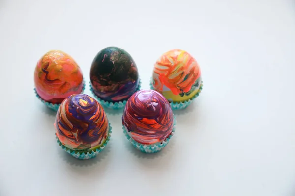 Il bellissimo uovo di Pasqua dipinto — Foto Stock
