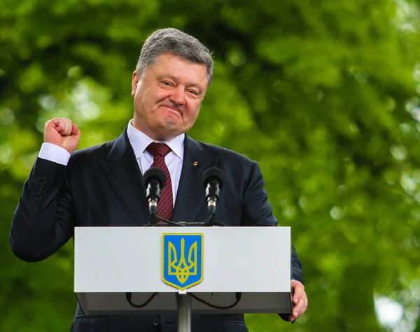 Президента України Петра Порошенка — стокове фото