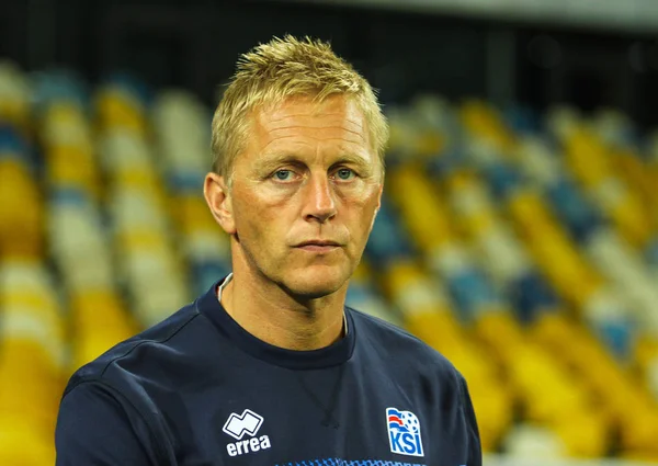 アイスランド監督 Heimir Hallgrimsson — ストック写真