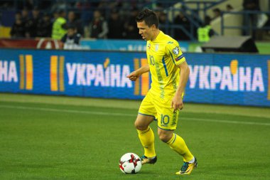  Ukraynalı futbolcu Yevhen Konoplyanka