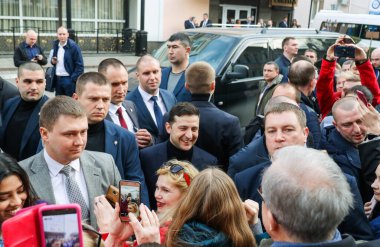 Novi Sanzhary, 5 Mart 2020 - Ukrayna Devlet Başkanı Volodymyr Zelensky