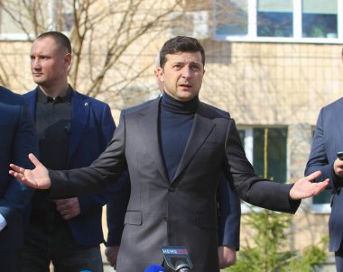 Novi Sanzhary, 5 Mart 2020 - Ukrayna Devlet Başkanı Volodymyr Zelensky