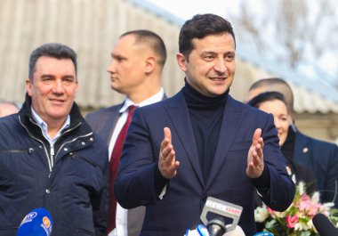 Novi Sanzhary, 5 Mart 2020 - Ukrayna Devlet Başkanı Volodymyr Zelensky