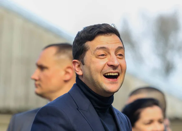 Novi Sanzhary, 5 Mart 2020 - Ukrayna Devlet Başkanı Volodymyr Zelensky