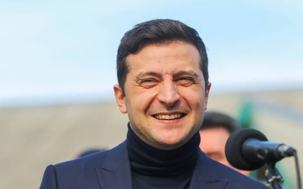 Novi Sanzhary, 5 Mart 2020 - Ukrayna Devlet Başkanı Volodymyr Zelensky