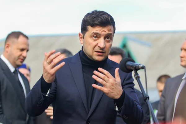 Novi Sanzhary, 5 Mart 2020 - Ukrayna Devlet Başkanı Volodymyr Zelensky