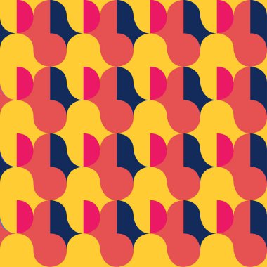 Retro soyut seamless modeli