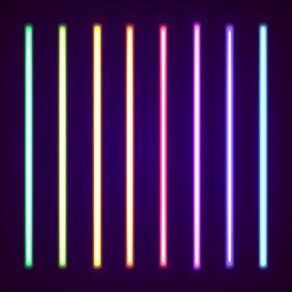 Collection de néons . — Image vectorielle