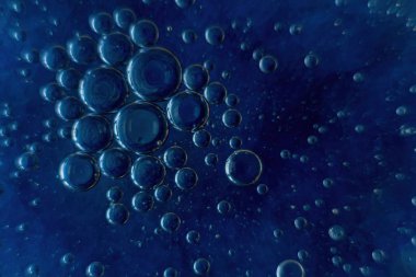 kabarcıkları ile mavi arka plan