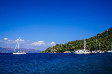 Türkiye. Marmaris. Yaz 2015. Akdeniz bir yat.