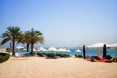 Dubai. 2016 yaz aylarında. Basra Körfezi, Jumeirah Kempinski The Palm hotel Oasis.