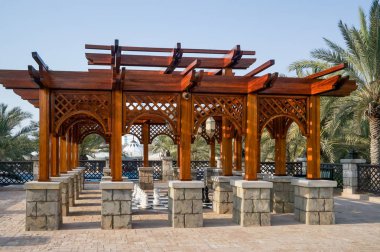 Dubai. 2016 yaz. Yeşil vaha Madinat Jumeirah Mina A Salam sitede yaşayan.