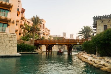 Dubai. Sammer 2016. Souk Madinat Jumeirah in Dubai. 