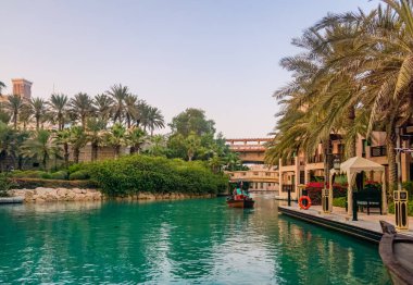 Dubai. Sammer 2016. Souk Madinat Jumeirah in Dubai. 