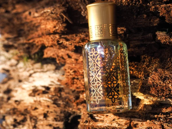 Arabian Oud Attar Perfum Lub Agarwood Oleju Zapachy Mini Butelkach — Zdjęcie stockowe