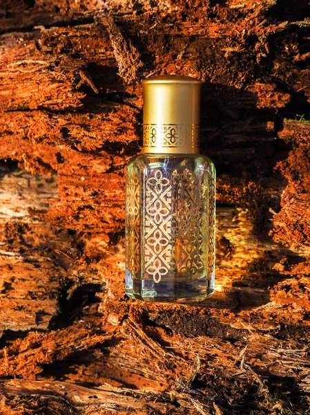 Arabian Oud Attar Perfum Lub Agarwood Oleju Zapachy Mini Butelkach — Zdjęcie stockowe