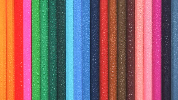 Kleurpotloden Abstract Gekleurde Achtergrond Gekleurde Potloden Hand — Stockfoto